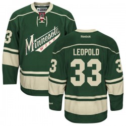 Authentic Reebok Women's Jordan Leopold Alternate Jersey - NHL 33 Minnesota Wild