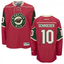 Premier Reebok Adult Jordan Schroeder Home Jersey - NHL 10 Minnesota Wild