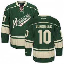 Authentic Reebok Women's Jordan Schroeder Alternate Jersey - NHL 10 Minnesota Wild