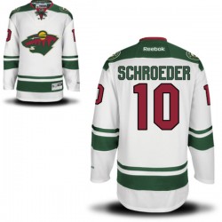 Authentic Reebok Women's Jordan Schroeder Away Jersey - NHL 10 Minnesota Wild