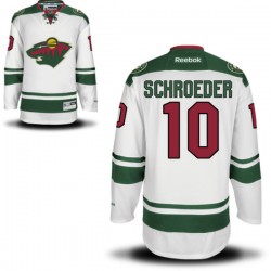 Premier Reebok Women's Jordan Schroeder Away Jersey - NHL 10 Minnesota Wild