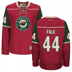Authentic Reebok Women's Justin Falk Home Jersey - NHL 44 Minnesota Wild