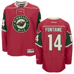 Premier Reebok Adult Justin Fontaine Home Jersey - NHL 14 Minnesota Wild