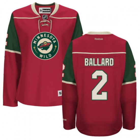 Authentic Reebok Women's Keith Ballard Home Jersey - NHL 2 Minnesota Wild