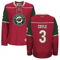 Premier Reebok Women's Charlie Coyle Home Jersey - NHL 3 Minnesota Wild