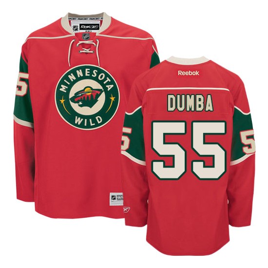 Authentic Reebok Adult Matt Dumba Home Jersey - NHL 55 Minnesota Wild