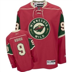 Authentic Reebok Adult Mikko Koivu Home Jersey - NHL 9 Minnesota Wild