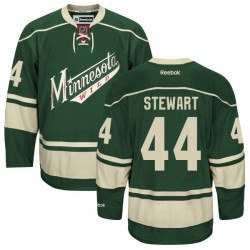 Authentic Reebok Women's Chris Stewart Alternate Jersey - NHL 44 Minnesota Wild