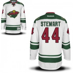 Authentic Reebok Women's Chris Stewart Away Jersey - NHL 44 Minnesota Wild