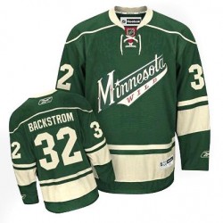 Premier Reebok Youth Niklas Backstrom Third Jersey - NHL 32 Minnesota Wild