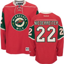 Authentic Reebok Adult Nino Niederreiter Home Jersey - NHL 22 Minnesota Wild