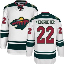 Authentic Reebok Adult Nino Niederreiter Away Jersey - NHL 22 Minnesota Wild