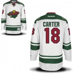 Premier Reebok Women's Ryan Carter Away Jersey - NHL 18 Minnesota Wild
