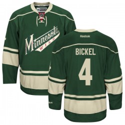 Authentic Reebok Women's Stu Bickel Alternate Jersey - NHL 4 Minnesota Wild