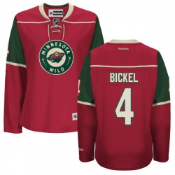 Premier Reebok Women's Stu Bickel Home Jersey - NHL 4 Minnesota Wild