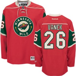 Authentic Reebok Adult Thomas Vanek Home Jersey - NHL 26 Minnesota Wild