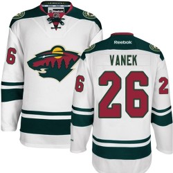 Premier Reebok Adult Thomas Vanek Away Jersey - NHL 26 Minnesota Wild