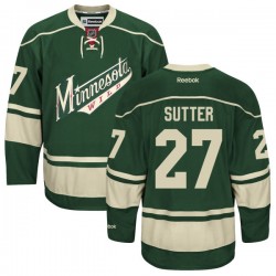 Authentic Reebok Women's Brett Sutter Alternate Jersey - NHL 27 Minnesota Wild