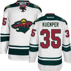 Authentic Reebok Adult Darcy Kuemper Away Jersey - NHL 35 Minnesota Wild