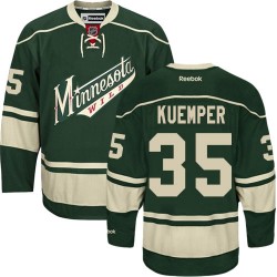 Authentic Reebok Adult Darcy Kuemper Third Jersey - NHL 35 Minnesota Wild