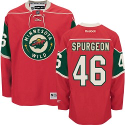 Authentic Reebok Adult Jared Spurgeon Home Jersey - NHL 46 Minnesota Wild