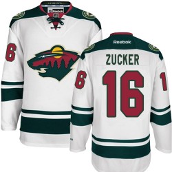Authentic Reebok Adult Jason Zucker Away Jersey - NHL 16 Minnesota Wild