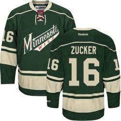 Authentic Reebok Adult Jason Zucker Third Jersey - NHL 16 Minnesota Wild