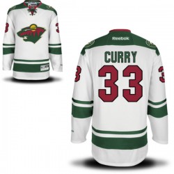 Premier Reebok Women's John Curry Away Jersey - NHL 33 Minnesota Wild