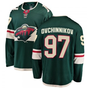 Breakaway Fanatics Branded Youth Dmitry Ovchinnikov Green Home Jersey - NHL Minnesota Wild