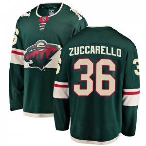 Breakaway Fanatics Branded Youth Mats Zuccarello Green Home Jersey - NHL Minnesota Wild