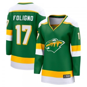 Breakaway Fanatics Branded Women's Marcus Foligno Green Special Edition 2.0 Jersey - NHL Minnesota Wild