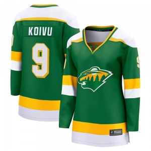 Breakaway Fanatics Branded Women's Mikko Koivu Green Special Edition 2.0 Jersey - NHL Minnesota Wild
