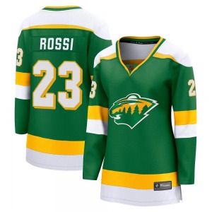 Breakaway Fanatics Branded Women's Marco Rossi Green Special Edition 2.0 Jersey - NHL Minnesota Wild