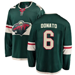 Breakaway Fanatics Branded Adult Ryan Donato Green Home Jersey - NHL Minnesota Wild