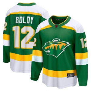 Breakaway Fanatics Branded Youth Matt Boldy Green Special Edition 2.0 Jersey - NHL Minnesota Wild