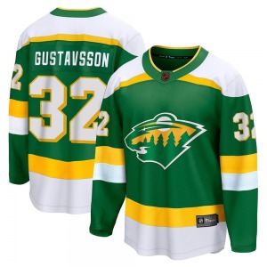 Breakaway Fanatics Branded Youth Filip Gustavsson Green Special Edition 2.0 Jersey - NHL Minnesota Wild