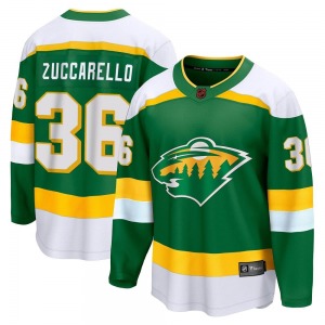 Breakaway Fanatics Branded Adult Mats Zuccarello Green Special Edition 2.0 Jersey - NHL Minnesota Wild