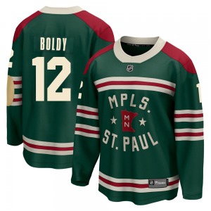 Breakaway Fanatics Branded Youth Matt Boldy Green 2022 Winter Classic Jersey - NHL Minnesota Wild