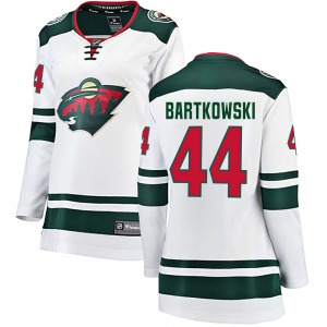 Breakaway Fanatics Branded Women's Matt Bartkowski White ized Away Jersey - NHL Minnesota Wild