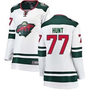 Breakaway Fanatics Branded Women's Brad Hunt White Away Jersey - NHL Minnesota Wild