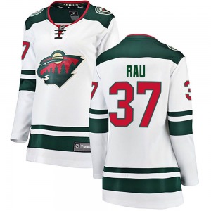 Breakaway Fanatics Branded Women's Kyle Rau White Away Jersey - NHL Minnesota Wild