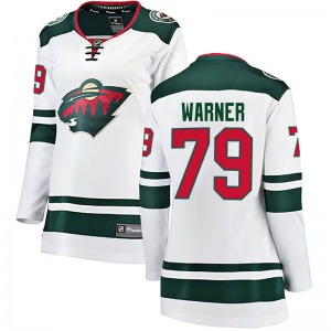 Breakaway Fanatics Branded Women's Hunter Warner White Away Jersey - NHL Minnesota Wild