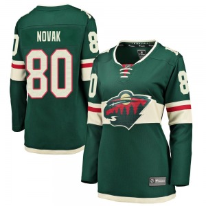 Breakaway Fanatics Branded Women's Pavel Novak Green Home Jersey - NHL Minnesota Wild