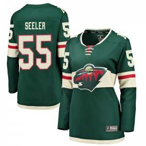 Breakaway Fanatics Branded Women's Nick Seeler Green Home Jersey - NHL Minnesota Wild