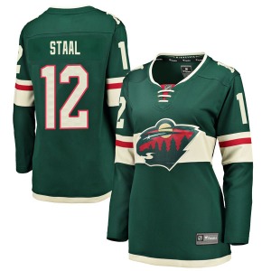 Breakaway Fanatics Branded Women's Eric Staal Green Home Jersey - NHL Minnesota Wild