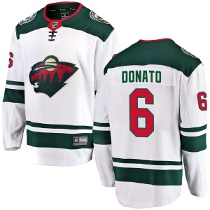 Breakaway Fanatics Branded Adult Ryan Donato White Away Jersey - NHL Minnesota Wild