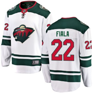 Breakaway Fanatics Branded Adult Kevin Fiala White Away Jersey - NHL Minnesota Wild