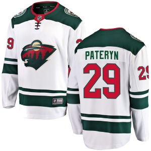Breakaway Fanatics Branded Adult Greg Pateryn White Away Jersey - NHL Minnesota Wild