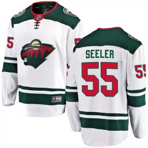 Breakaway Fanatics Branded Adult Nick Seeler White Away Jersey - NHL Minnesota Wild