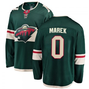 Breakaway Fanatics Branded Youth Bradley Marek Green Home Jersey - NHL Minnesota Wild